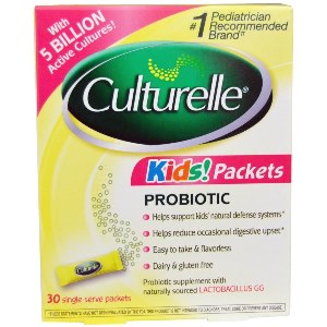 Reduce digestive upset, Safe and Effective Probiotic, Dairy Free, all great reasons to support your childs health with Culturelle, top selling probiotic containing Lactobacillus GG..